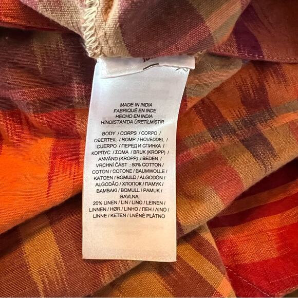 Lauren Ralph Lauren True Wrap Skirt Above Knee Geo Motif Ruffle Ikat Fall NEW 22 - Picture 9 of 11